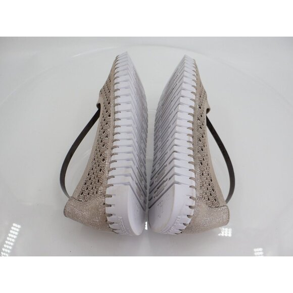 Ilse Jacobsen Women Tulip Bit Platform Slip On Shoe Size 40 10 Tan Metallic - Picture 8 of 12